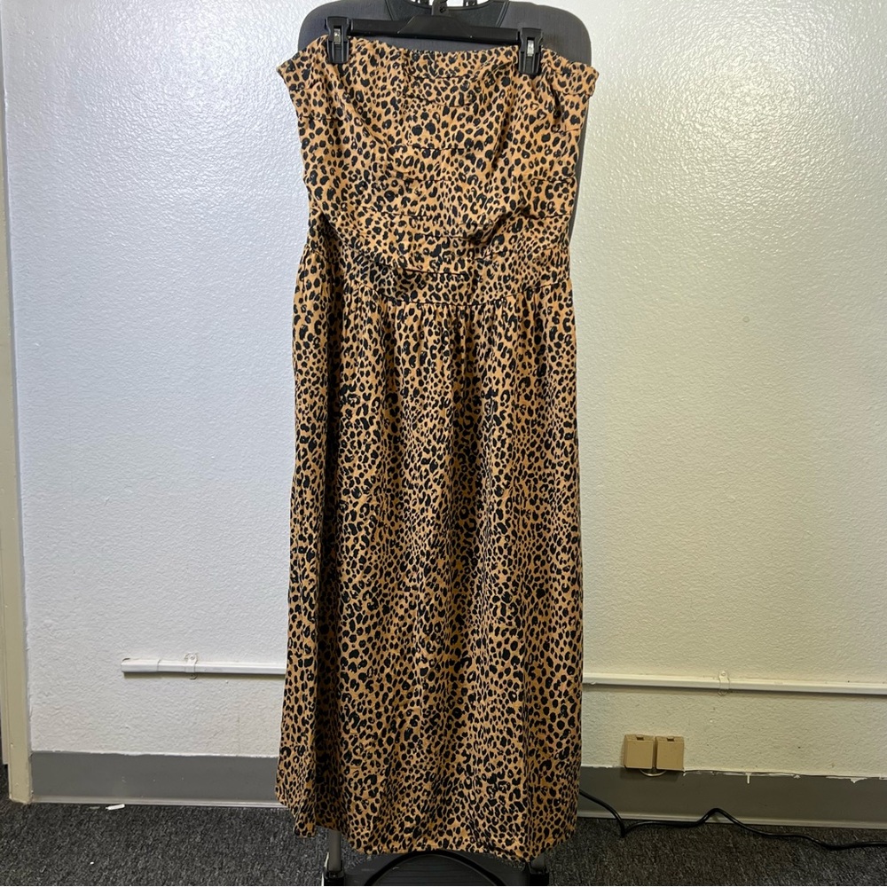 Leopard Print Maxi Dress